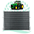 Condensador Máquina Trator John Deere 8245R/ 8270R/ 8430/ 8430 MFWD/ 8430T - Imagem 1