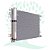 Condensador Máquina Escavadeira Komatsu PC130/ PC138/ PC200/ PC220/ PC240/ PC350/ PC400/ PC450 - Imagem 4