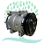 Compressor Zexel DKS15 Máquina Escavadeira John Deere 120D/ 135D/ 160DLC/ 200DLC/ 220DW/ 225DLC - 24V Polia Canal 1B - Imagem 2