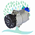 Compressor Denso Cvc Vw Nv Fox/Nv Gol G5 3pk - Imagem 1