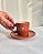 Jogo 6 Xícaras de Café Coração Terracota - Imagem 2