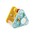 Kit Brinquedo Montessori Maleta Médico Faz de Conta + Triângulo de Atividades - Imagem 3
