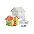 Casinha Para Colorir em madeira 3D Cozy & Comfy - Imagem 3