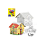 Casinha Para Colorir em madeira 3D Cozy & Comfy - Imagem 7