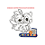 Livro Color Block Stitch C/ Giz de Cera 17,5cm - Imagem 5