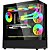 Gabinete Gamer C3Tech Aquarius MT-G850 Sem Fans Preto - Imagem 1