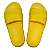 Chinelo Nuvem ADULTO - 100% E.V.A Original - Amarelo - Imagem 1