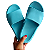 Chinelo Nuvem Azul Claro - 100% E.V.A Original - Imagem 1