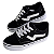 Tênis Infantil Preto e Branco Estilo Skate – Confortável, Moderno e Resistente - Imagem 1