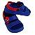 Sandália tipo papete / Chinelo Homem Aranha - Azul - Imagem 4