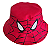 Chapéu Infantil bucket vermelho estampado Homem Aranha - Imagem 2