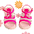 Sandália Infantil Rosa com Laço e Brilho - Imagem 1