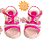Sandália Infantil Rosa com Laço e Brilho - Imagem 4