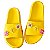Chinelo Nuvem Slide Amarelo em EVA com Pins à sua escolha - Imagem 1
