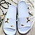 Chinelo Nuvem Slide Branco em EVA com Pins à sua escolha - Imagem 1