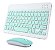 Kit Teclado Mouse Sem Fio Bluetooth Compacto Wireless Colorido Recarregável - Imagem 15