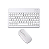 Kit Teclado Mouse Sem Fio Bluetooth Compacto Wireless Colorido Recarregável - Imagem 13