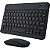 Kit Teclado Mouse Sem Fio Bluetooth Compacto Wireless Colorido Recarregável - Imagem 17