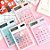 Calculadora Fofa Colorida Solar Touch com Glitter - Imagem 5