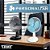 Ventilador de Mesa e parede Personal 20w 110v 18cm Branco e Azul - Fame - Imagem 3