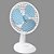 Ventilador de Mesa e parede Personal 20w 110v 18cm Branco e Azul - Fame - Imagem 2