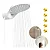 DUCHA ZAGONEL MOMENT ELETRONICA 7500W 220V BRANCO - Imagem 1