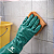 LUVA PVC FORRADA KALIPSO 45CM VERDE - Imagem 2