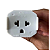 PINO ADAPTADOR FAME 2P+T (NOVO) 2161 - Imagem 3