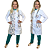 Jaleco Gabardine Pediatria Enfermagem Personagem infantil - Imagem 2