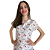 Blusa Pijama Cirúrgico Estampado Scrub Enfermagem Pediatria - Imagem 4