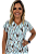 Blusa Pijama Cirúrgico Estampado - Scrub Enfermagem - Flork - Imagem 3