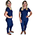 Scrub Hospitalar Pijama Cirúrgico Feminino Malha Canelada - Imagem 5