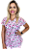 Blusa Scrub Pijama Cirúrgico Estampado Enfermagem Pediatria - Imagem 1