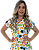 Blusa estampada Scrub Pijama cirúrgico hospitalar Pediatria - Imagem 4