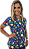 Blusa Scrub estampado Pijama cirúrgico hospitalar Pediatria - Imagem 3
