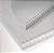 KIT C/03 UNIDADES - Wire-o/Garra Duplo Anel A4 passo 2X1 - BRANCO - Imagem 1