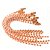 Correntes Bolinha ROSE GOLD para Chaveiro / Artesanato / Colorida 2.4mm  - 20 unidades - Imagem 1