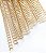 KIT C/03 - Espiral de Aço p/ Encadernação Revestido em Nylon 3/4'' (150 fls) Passo 3x1 - DOURADO - Imagem 1