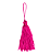 Pingente de Seda/ Tassel / Franja / Aplique de seda Luli 7,5cm - Tassel (Várias Cores) - Imagem 16