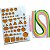 KIT FÁCIL para Quilling (Ferramenta/Boleador, papéis e gabarito) - Imagem 1