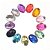 Chaton/Strass Oval 18x13mm - 20 unidades - Imagem 1