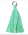 Mini Pingente de Seda / Tassel / Franja com Argola 3,5cm - 10 unidades - Imagem 2