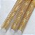 KIT C/03 - Espiral de Aço p/ Encadernação Revestido em Nylon 1 1/4'' (275 fls) Passo 4X1 - DOURADO - Imagem 1