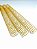 KIT C/03 - Espiral de Aço p/ Encadernação Revestido em Nylon 1 1/4'' (275 fls) Passo 3x1 - DOURADO - Imagem 1