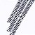 KIT C/03 - Espiral de Aço p/ Encadernação Revestido em Nylon  1/2 (100 fls) Passo 4X1 - PRETO - Imagem 4