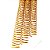 KIT C/03 - Espiral de Aço p/ Encadernação Revestido em Nylon  3/4 (150 fls) Passo 4X1 - DOURADO - Imagem 4