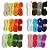8 MTS no Kits de Cores - Elástico Chato Colorido 7mm para Artesanato - 2 metros p/COR - Imagem 1