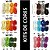 8 MTS no Kits de Cores -  Elástico Chato Colorido 7mm para Artesanato - 2 metros p/COR - Imagem 1