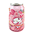 BEBIDA GASEIFICADA SABOR MELANCIA E MORANGO MY MELODY AMANDIER 330ML - Imagem 1