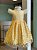 Vestido Amarelo com laço nas costas removível - Imagem 2